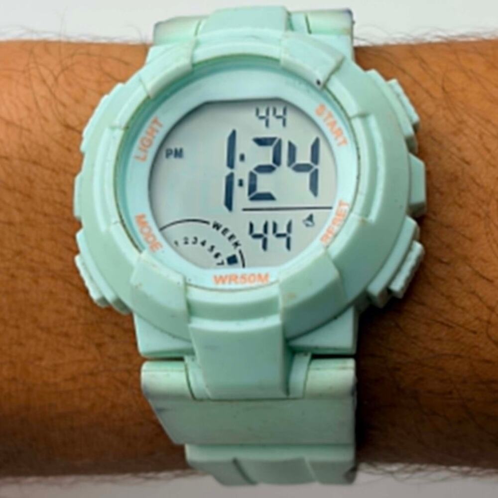 Turquoise Digital Watch - Picture 2 of 5